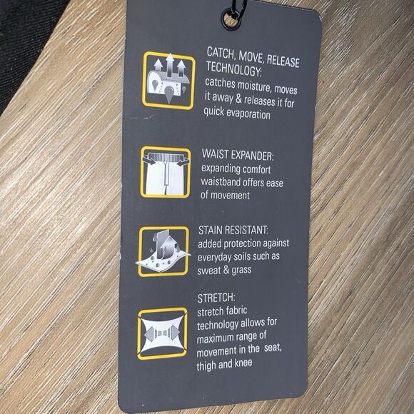 New NWT GS Gray Performance Flat Front Dress Pants Mens Plus Size 46x30 - Picture 10 of 13